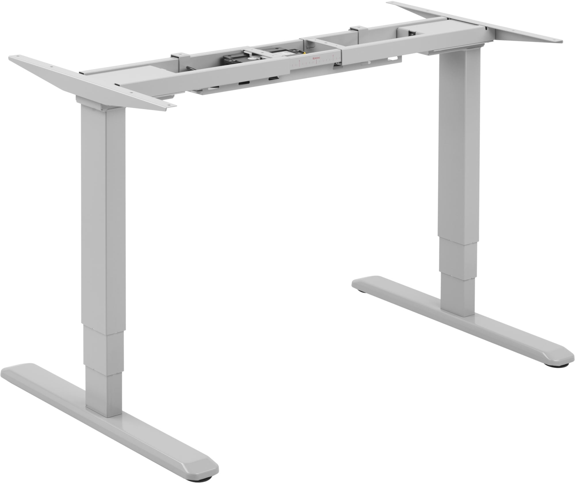 Equip 650803 ERGO DIY Dual-Motor Electric Grey Sit-Stand Desk Frame