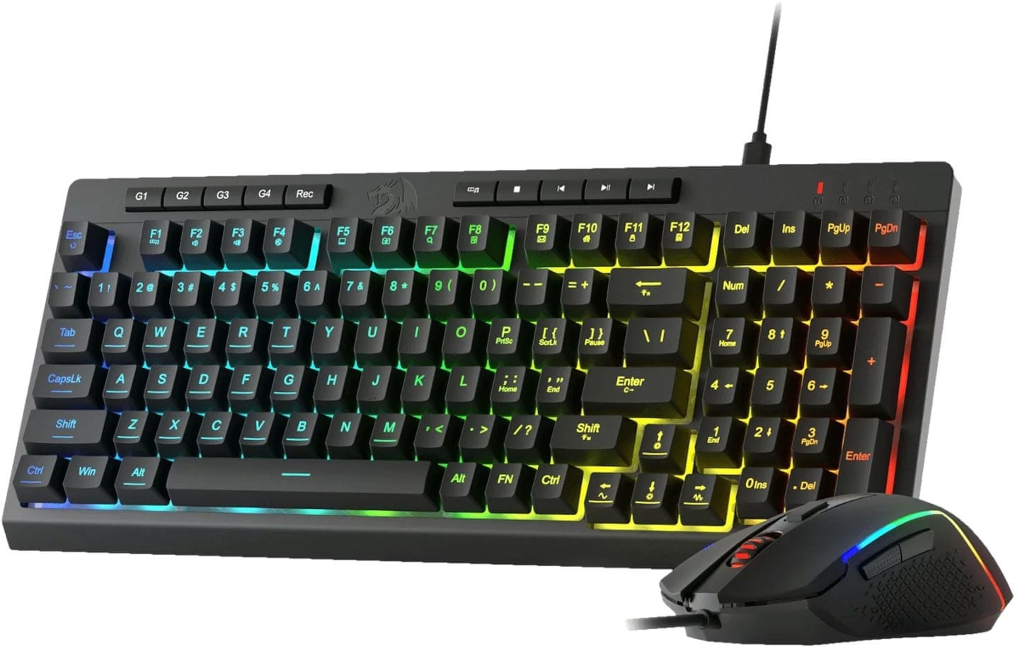 Redragon RD-S141 RYLO S141 Membrane Wired Gaming Keyboard & Mouse Combo