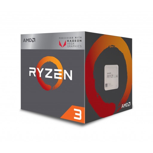 AMD YD2200C5FBBOX Ryzen 3 2200G Quad Core 3.5GHz (3.7GHz Turbo) Socket AM4 Desktop APU