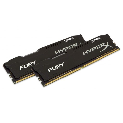 Kingston HX424C15FBK2/32 HyperX Fury 32GB (2x16GB) DDR4-2400MHz CL15 1.2V Black Desktop Memory