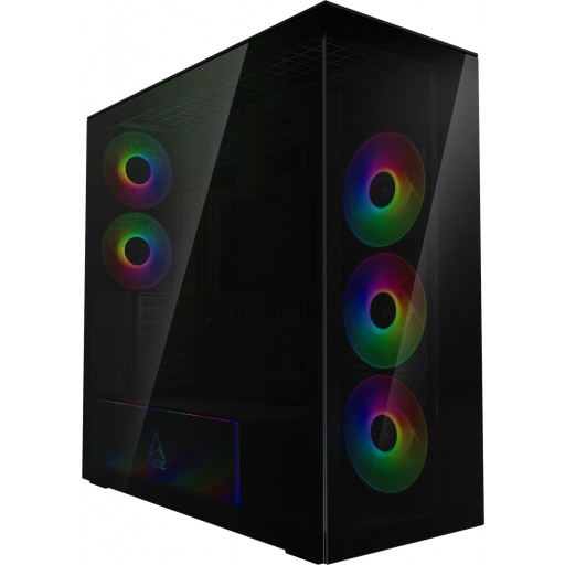 Arctic ACPCC00015A Xtender Tinted Tempered Glass Black E-ATX Mid Tower Desktop Chassis