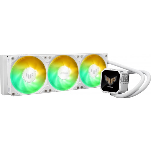 ASUS TUF Gaming LC III 360 ARGB LCD Display White Edition 360mm All-In-One Liquid CPU Cooler