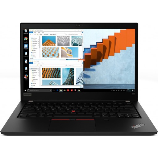 Lenovo 20S00010ZA Thinkpad T14 Intel Core i5-10210U 1.60GHz Quad Core 14" Full HD (1920x1080) Touch IPS 8GB (On-Board) DDR4-2133MHz 512GB M.2 (2280) SSD Windows 10 Pro 64-bit Black Laptop