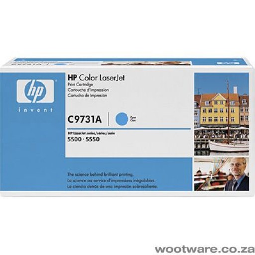 HP C9731A Cyan Toner, 12000pages