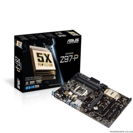 Asus Z97-P Intel Z97 Chipset Socket 1150 ATX Desktop Motherboard