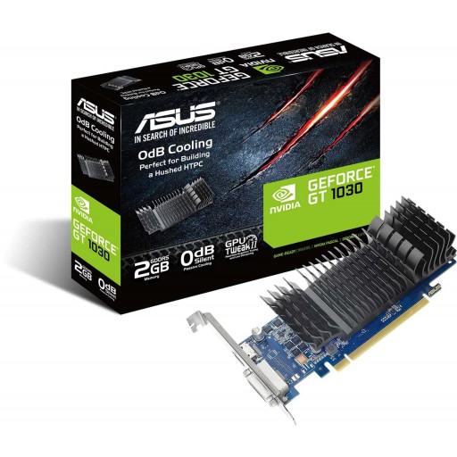 ASUS GeForce GT 1030 GT1030-SL-2G-BRK 2GB GDDR5 64-bit PCI-E 3.0 Desktop Graphics Card