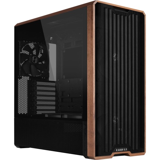 Lian Li G99.LAN217X.00 LANCOOL 217 Clear Tempered Glass Black Steel ATX Mid-Tower Desktop Chassis