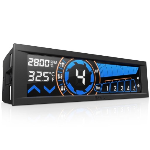 NZXT AC-SEN-3-B1 Sentry 3 5-Channel 5.25" Touch Fan Controller