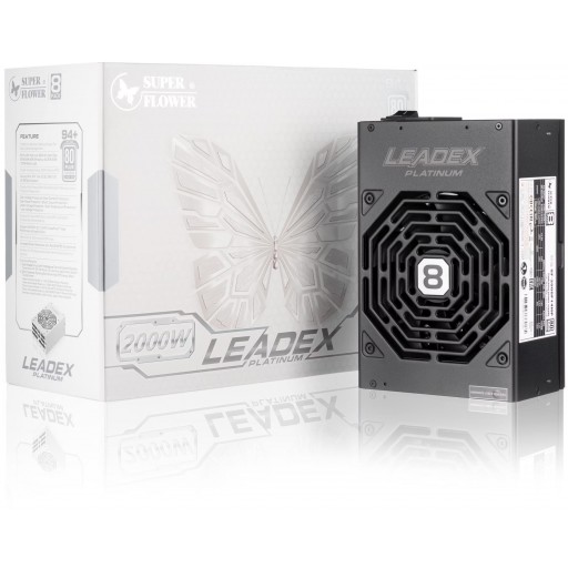 [OPENBOX] Super Flower SF-2000F14HP Leadex Platinum 2000W 80 Plus Platinum Fully Modular Black Desktop Power Supply