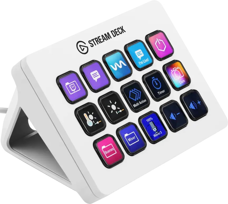 【ほぼ未使用品】Elgato Stream Deck + White Elgato Stream Deck MK2 - White | Bothners | Musical instrument stores