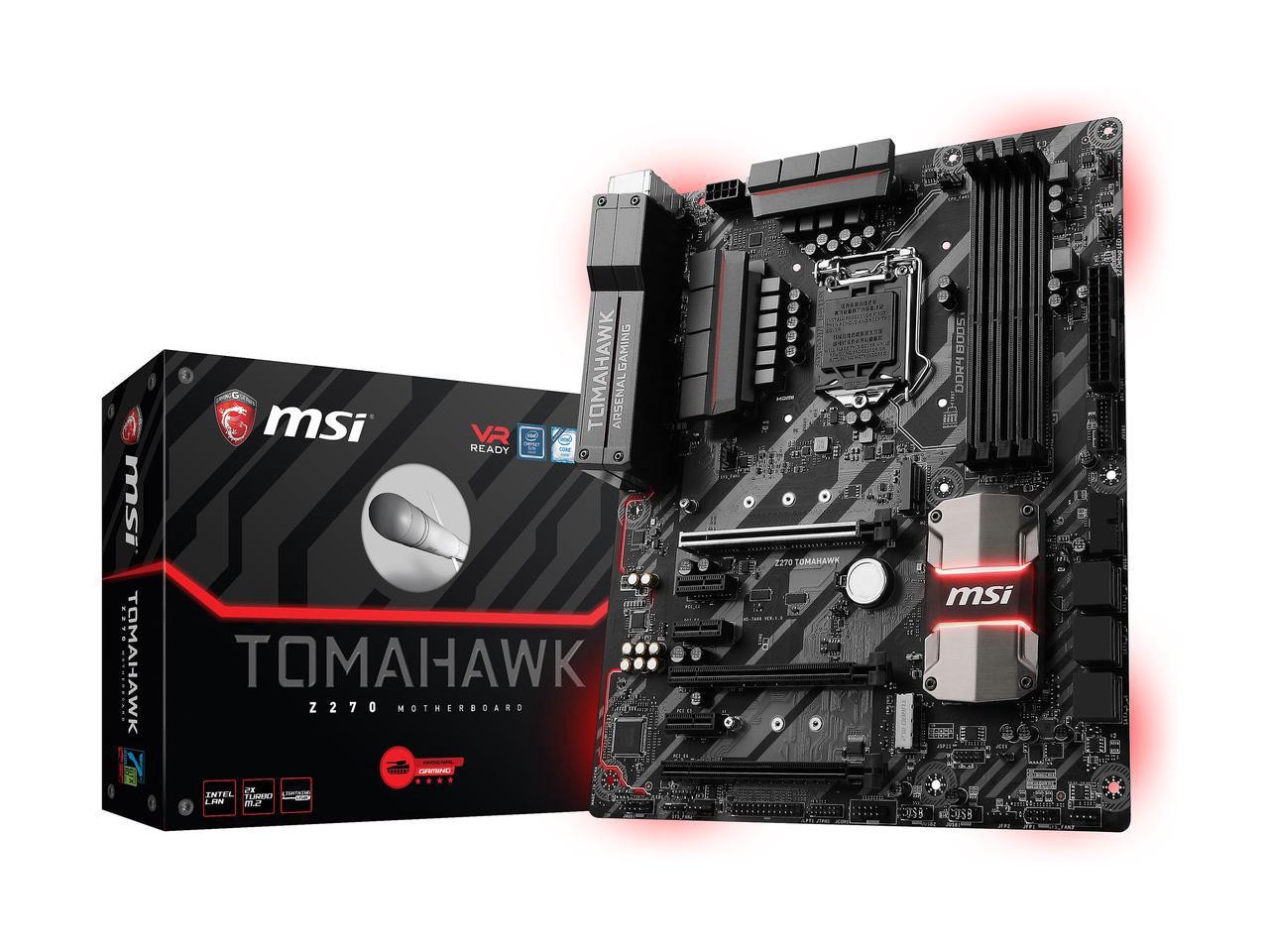 MSI Z270 Tomahawk LGA 1151 Intel Z270 Kaby Lake ATX Desktop