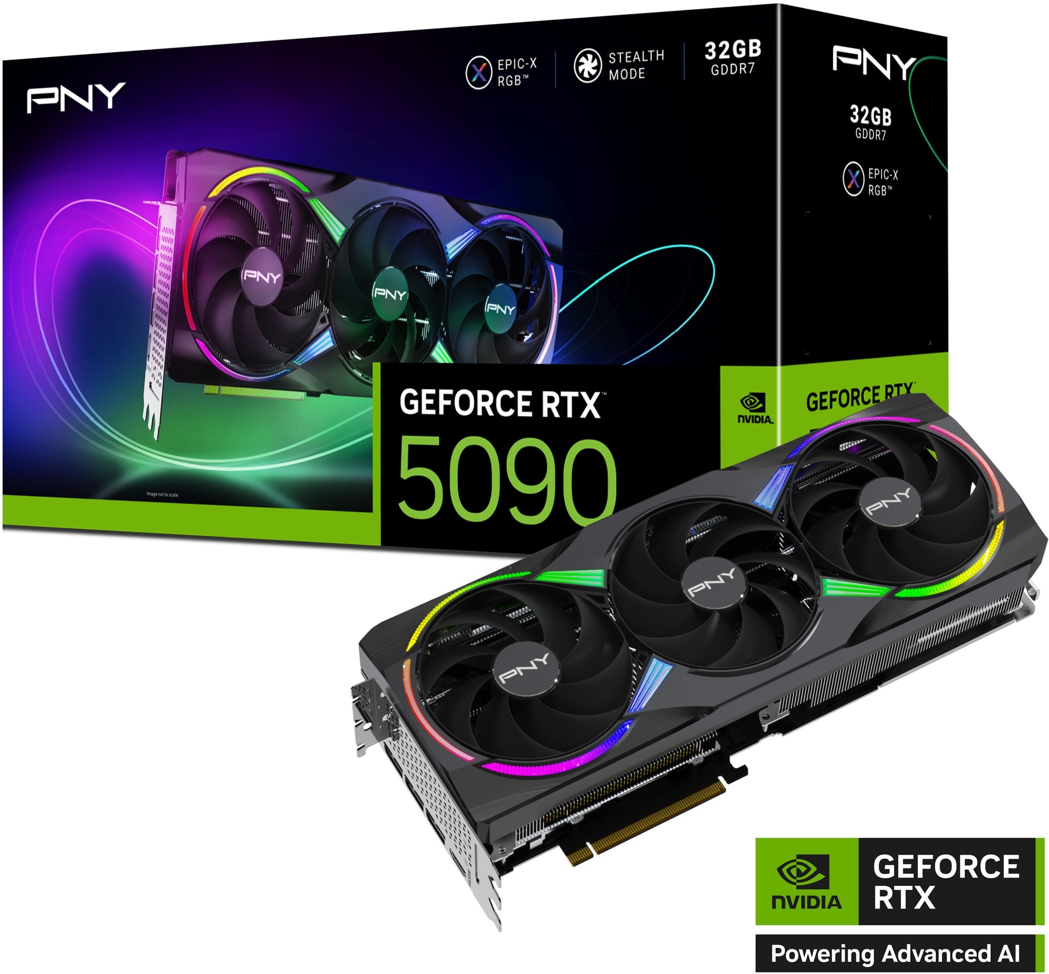 PNY GeForce RTX 5090 ARGB EPIC-X RGB VCG509032TFXXPB1-O 32GB GDDR7
