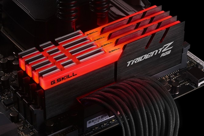 G.Skill F4-3200C16Q-32GTZR TridentZ RGB Series 32GB (4x8GB