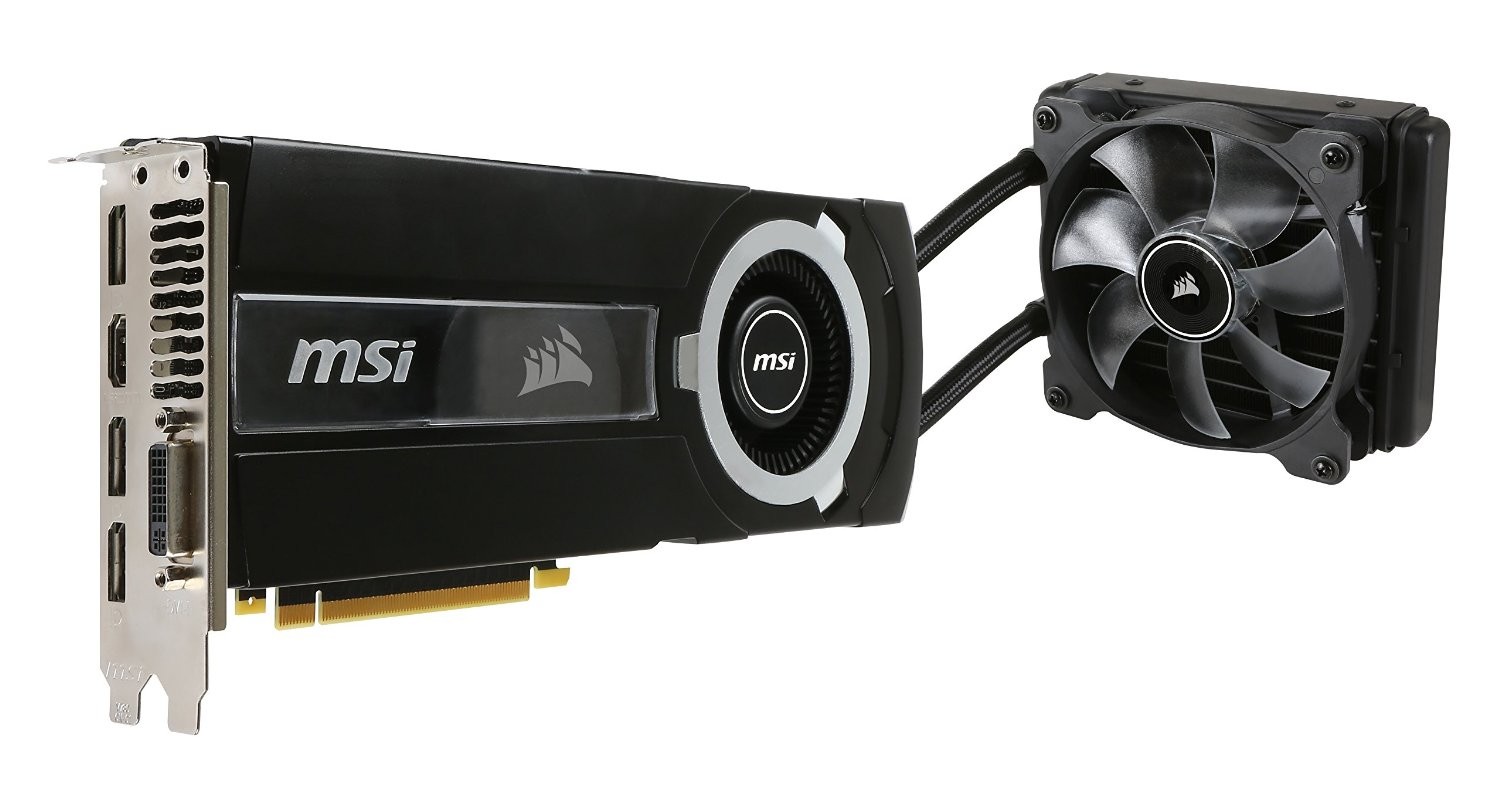 MSI N980TI-SEAHAWK-6GB NVIDIA GeForce GTX 980Ti Sea Hawk 6GB GDDR5 ...