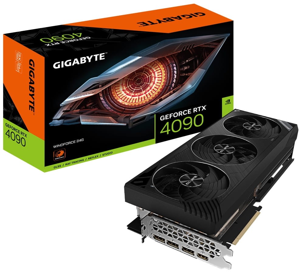 Gigabyte GeForce RTX 4090 Windforce GV-N4090WF3-24GD 24GB GDDR6X