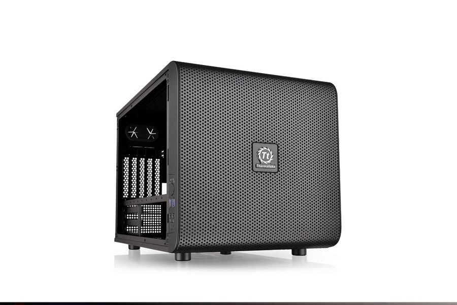 Thermaltake Ca 1d5 00s1wn 00 Core V21 Micro Atx Black Desktop Chassis Wootware