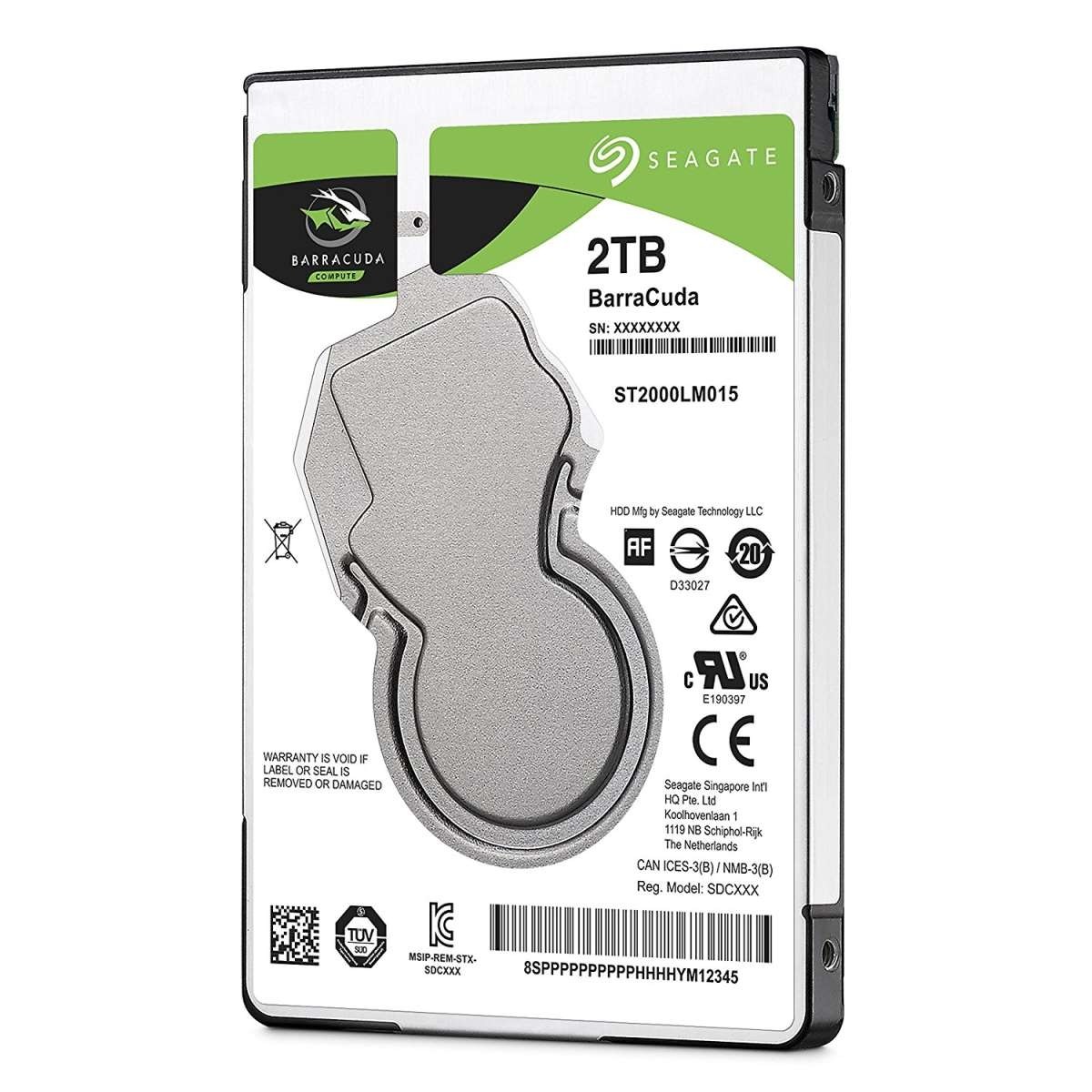 Seagate ST2000LM015 Barracuda 2TB 5400RPM SATA 6Gb/s 128MB Cache