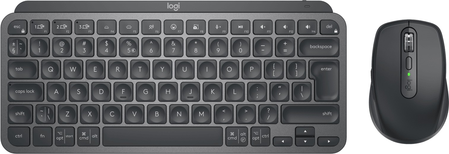 Logitech 920-011061 MX Keys Mini For Business Graphite Grey Wireless ...