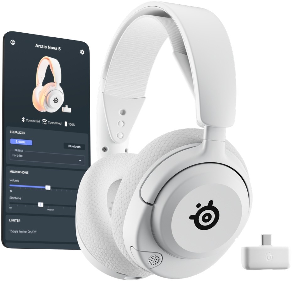Steelseries 61671 Arctis Nova 5 Wireless Multi-Platform White