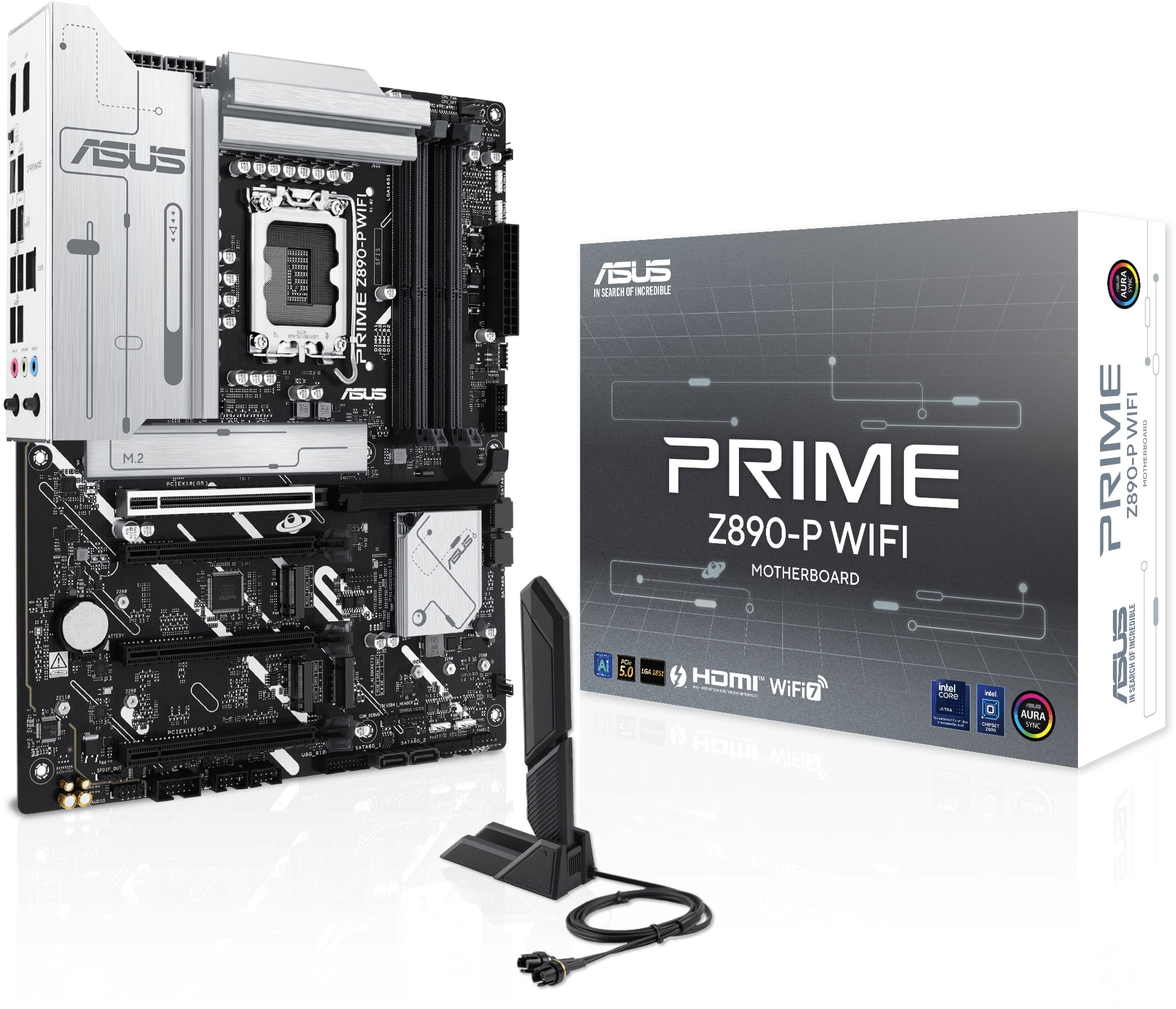ASUS PRIME Z890-P WIFI Intel Z890 Arrow Lake LGA1851 ATX Desktop