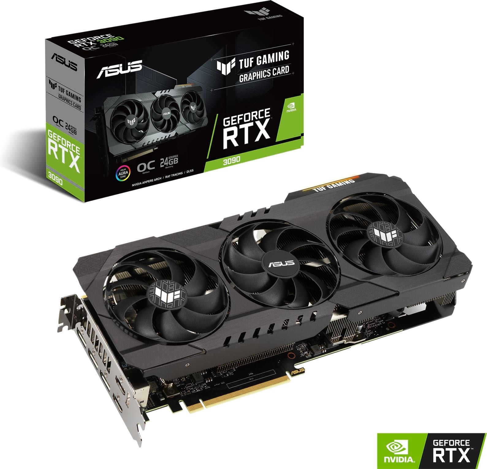 ASUS GeForce RTX 3090 TUF Gaming OC TUF-RTX3090-O24G-GAMING 24GB