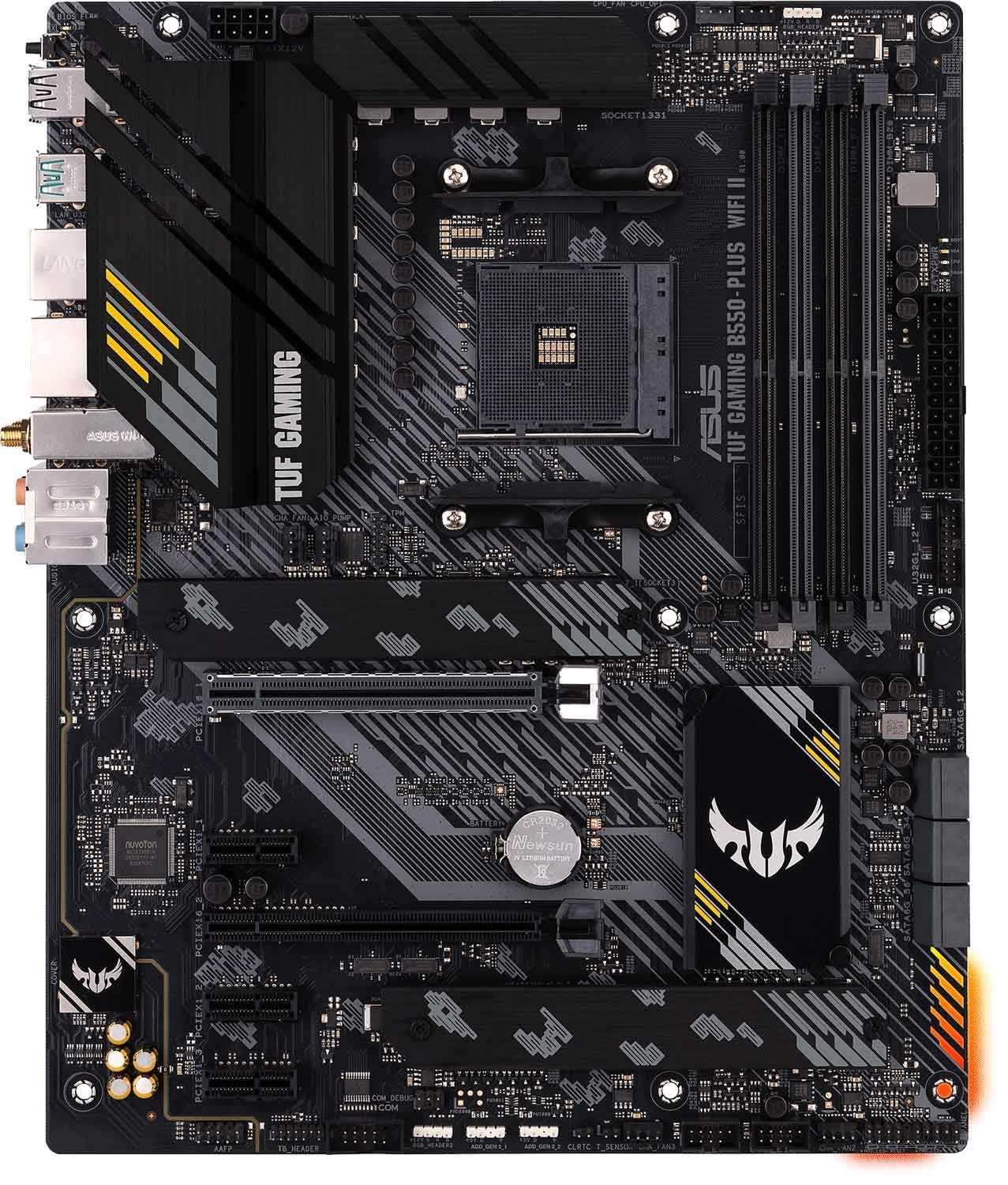 ASUS TUF GAMING B550-PLUS WIFI II AMD B550 Ryzen Socket AM4 ATX