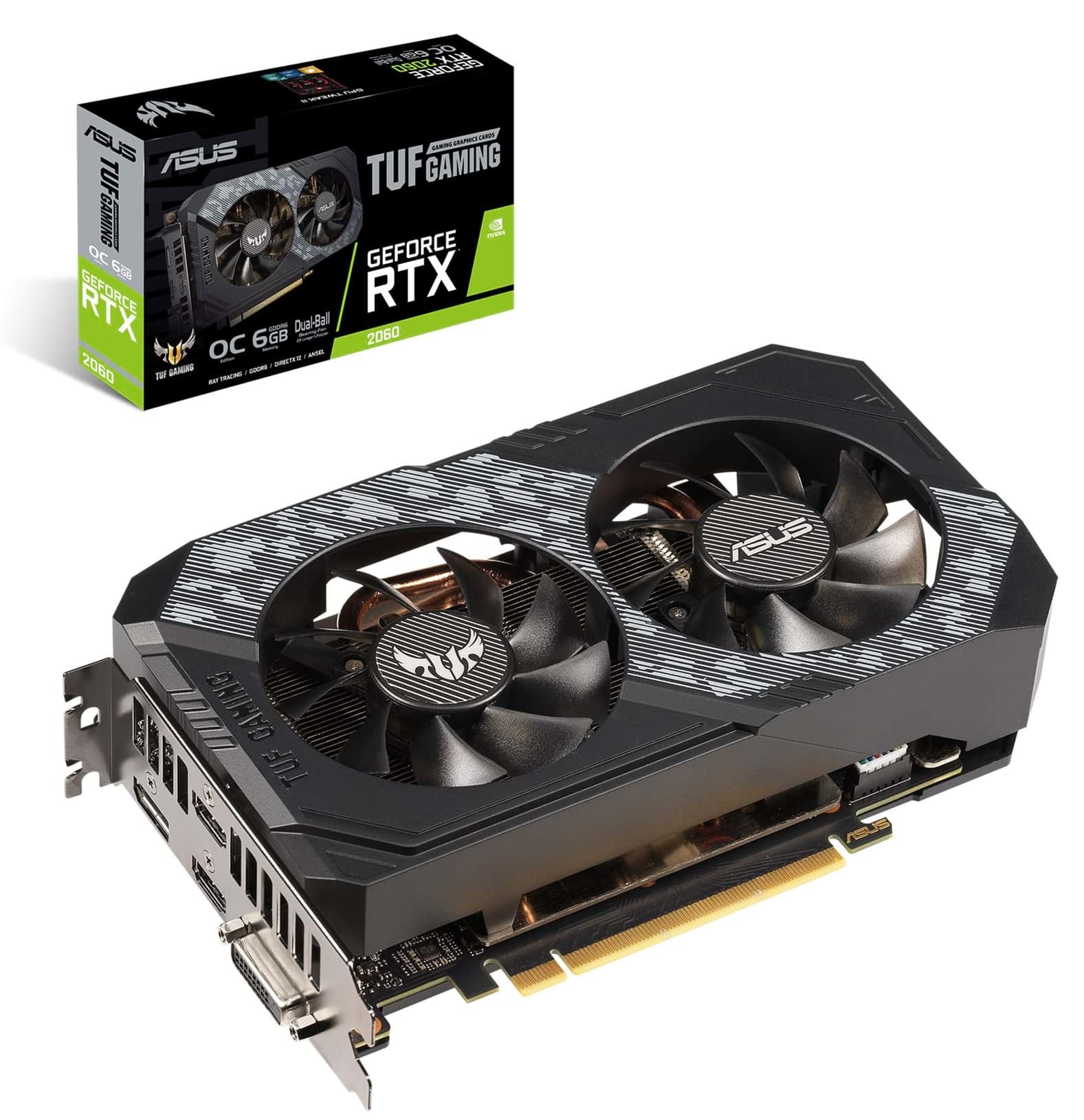 Asus GeForce RTX 2060 TUF Gaming OC Edition TUF-RTX2060-O6G-GAMING