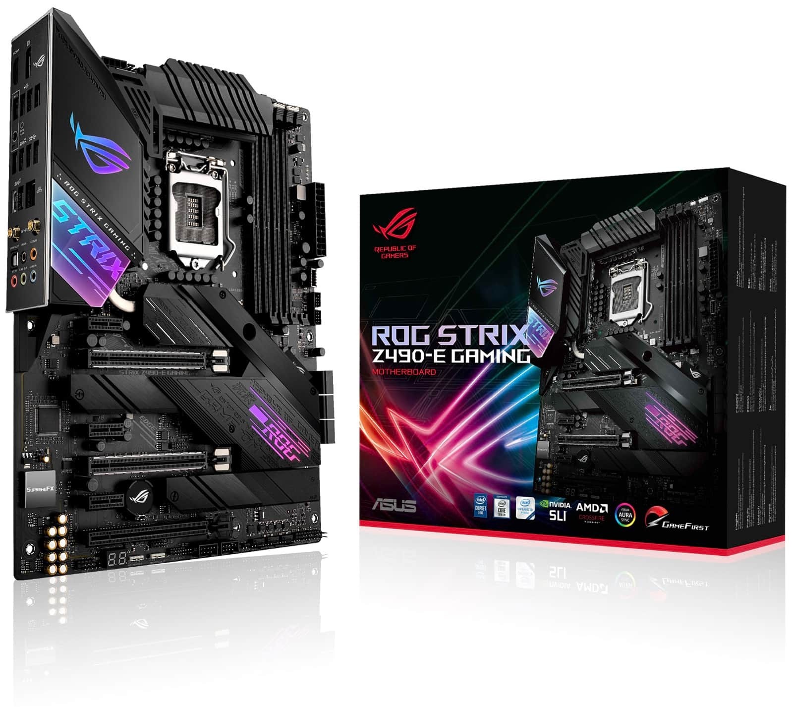 ASUS ROG Strix Z490-E Gaming Intel Z490 Comet Lake LGA1200 ATX
