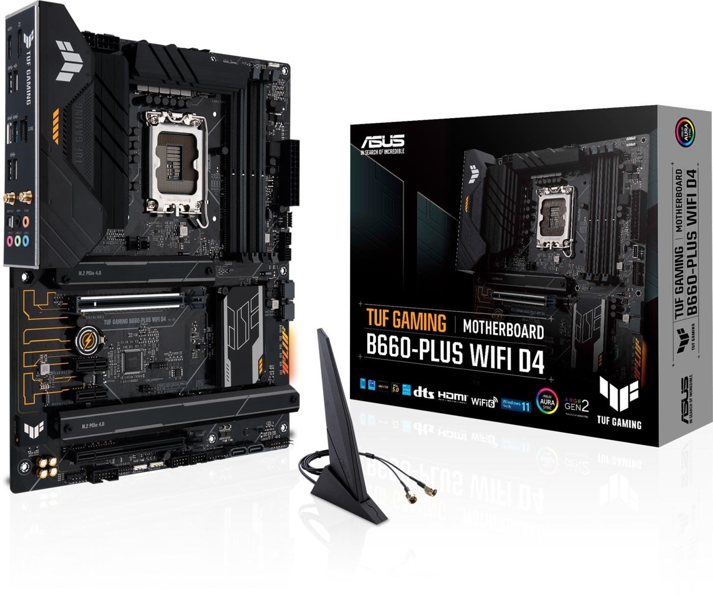 ASUS TUF GAMING B660-PLUS WIFI D4 Intel B660 LGA 1700 ATX Desktop