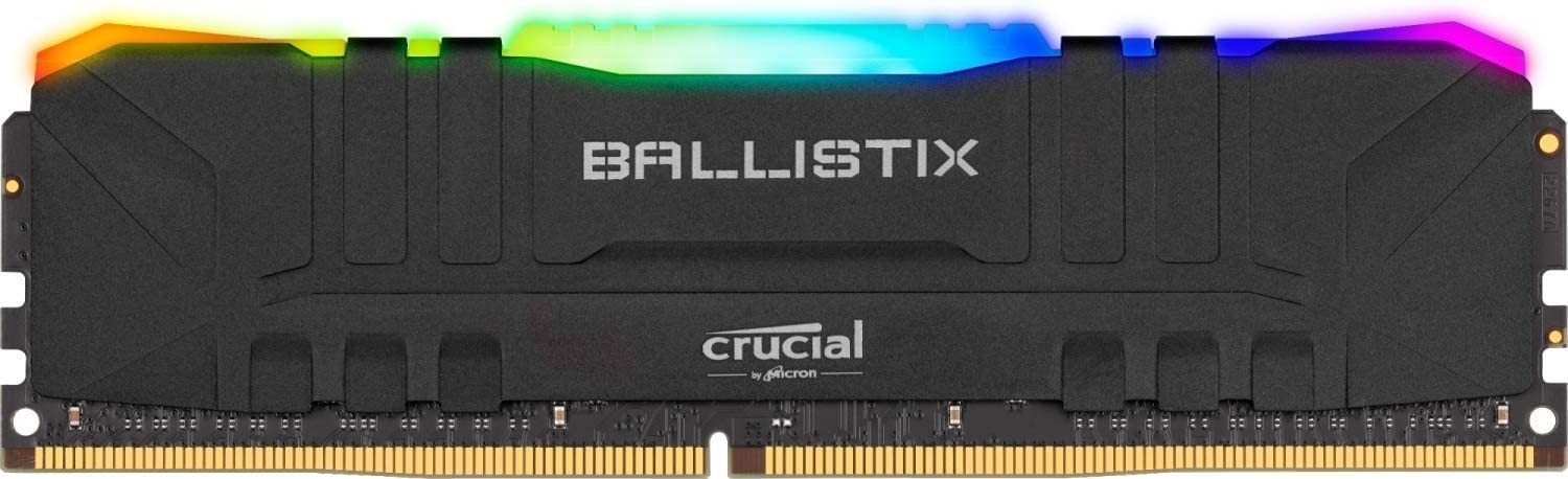 Crucial BL8G32C16U4BL Ballistix RGB 8GB (1x8GB) DDR4-3200MHz CL16
