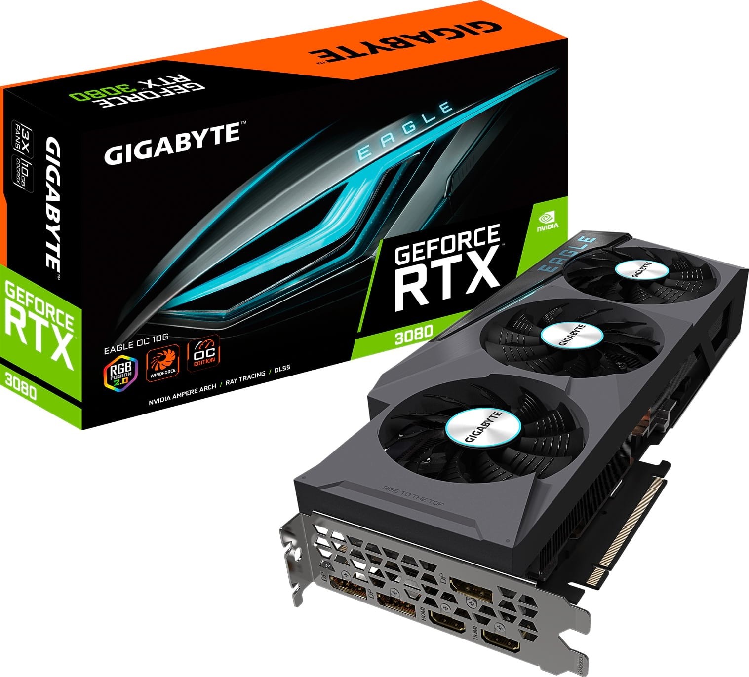 Gigabyte GeForce RTX 3080 EAGLE OC 10G GV-N3080EAGLE OC-10GD 10GB