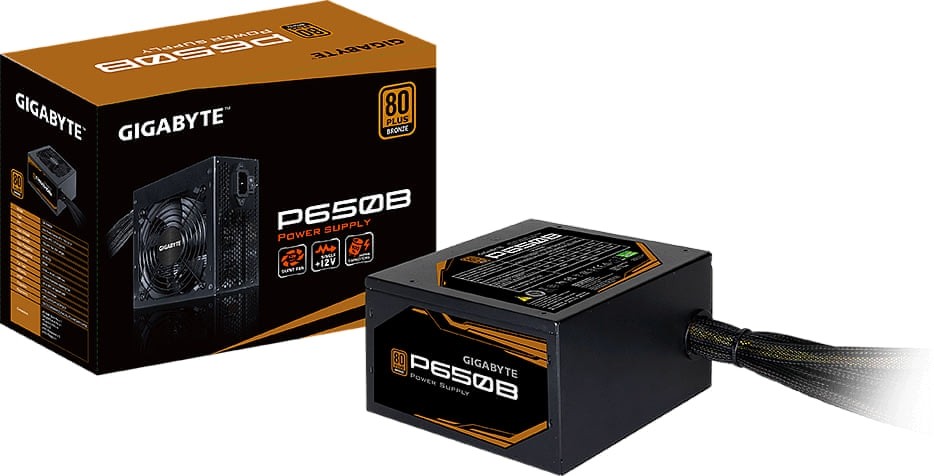 Gigabyte GP-P650B P650B 650W 80 Plus Bronze Non-Modular Black Gigabyte GP-P650B P650B 650W 80 Plus Bronze Non-Modular Black