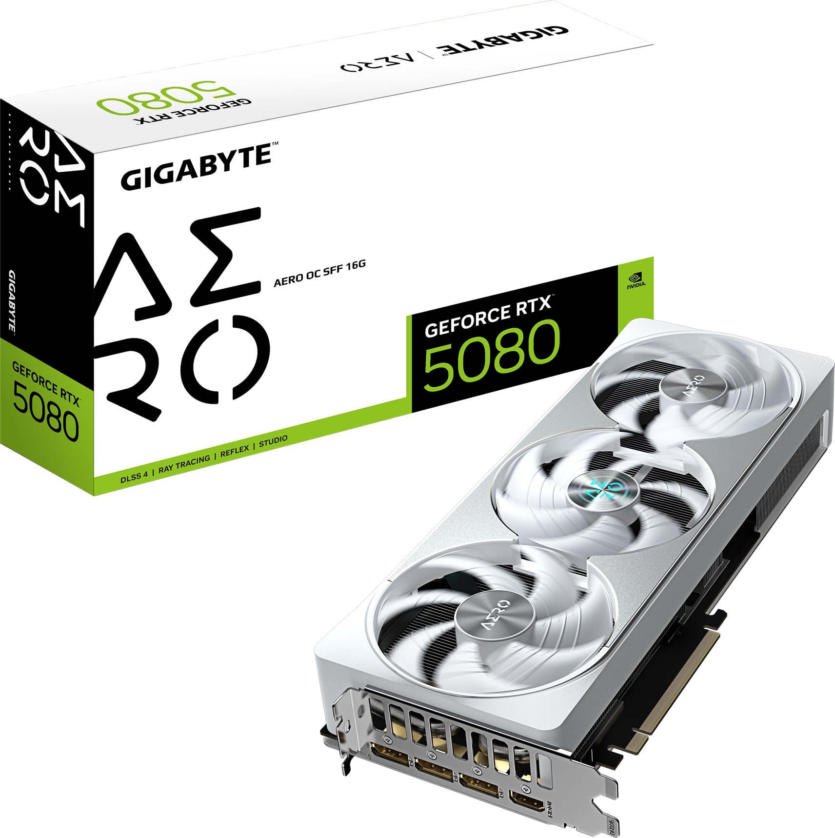 Gigabyte GeForce RTX 5080 AERO OC SFF 16G GV-N5080AERO OC-16GD