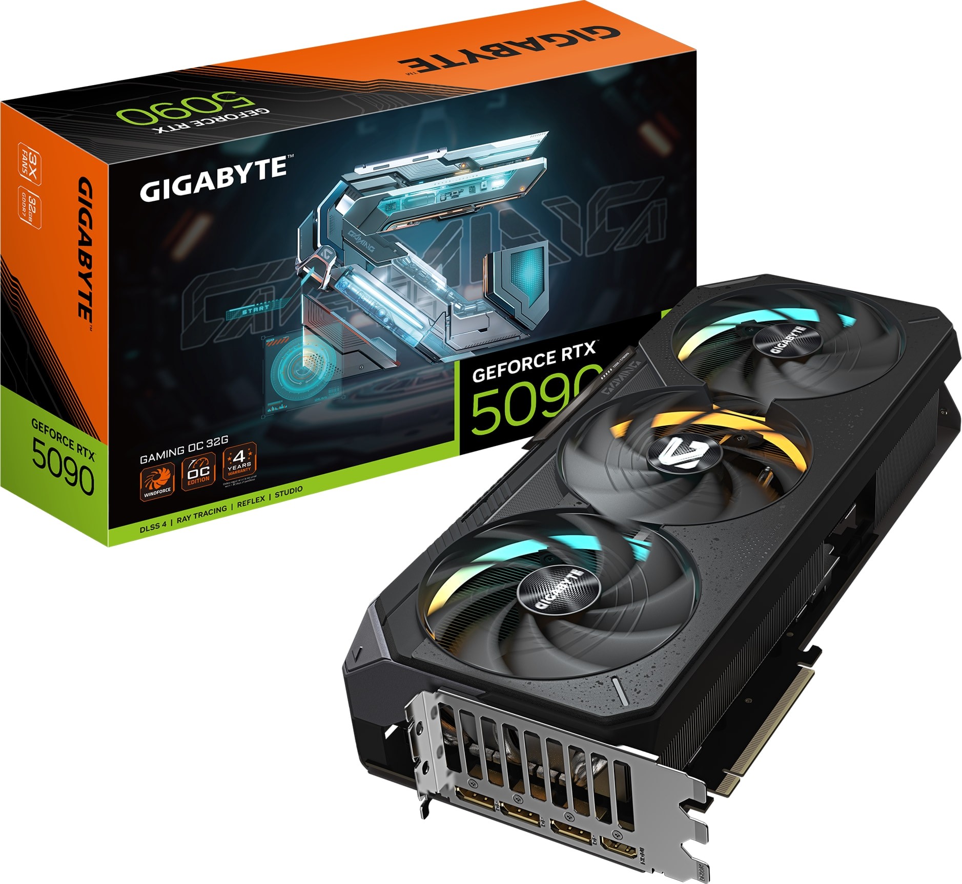 Gigabyte GeForce RTX 5090 GAMING OC 32G GV-N5090GAMING OC-32GD