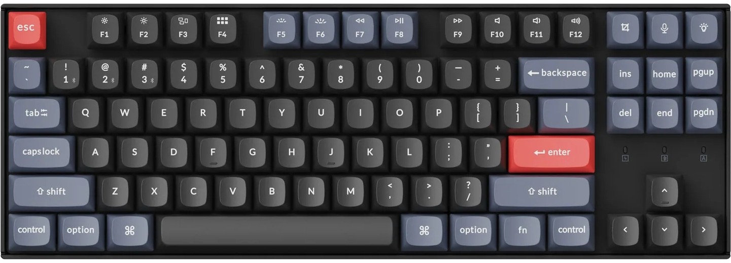 Keychron K8PH3 K8 Pro 80% Tenkeyless Gateron G Pro Brown Hot-Swap