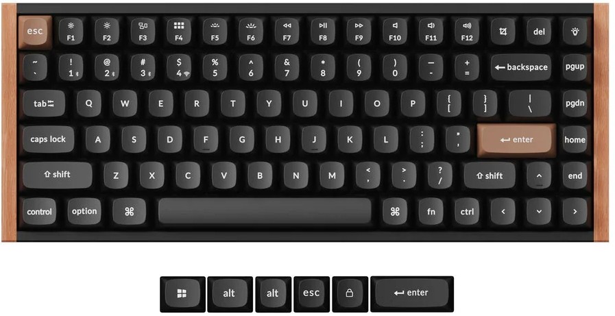 Keychron K2H-F1 K2 HE Special Edition QMK 75% Compact RGB Gateron