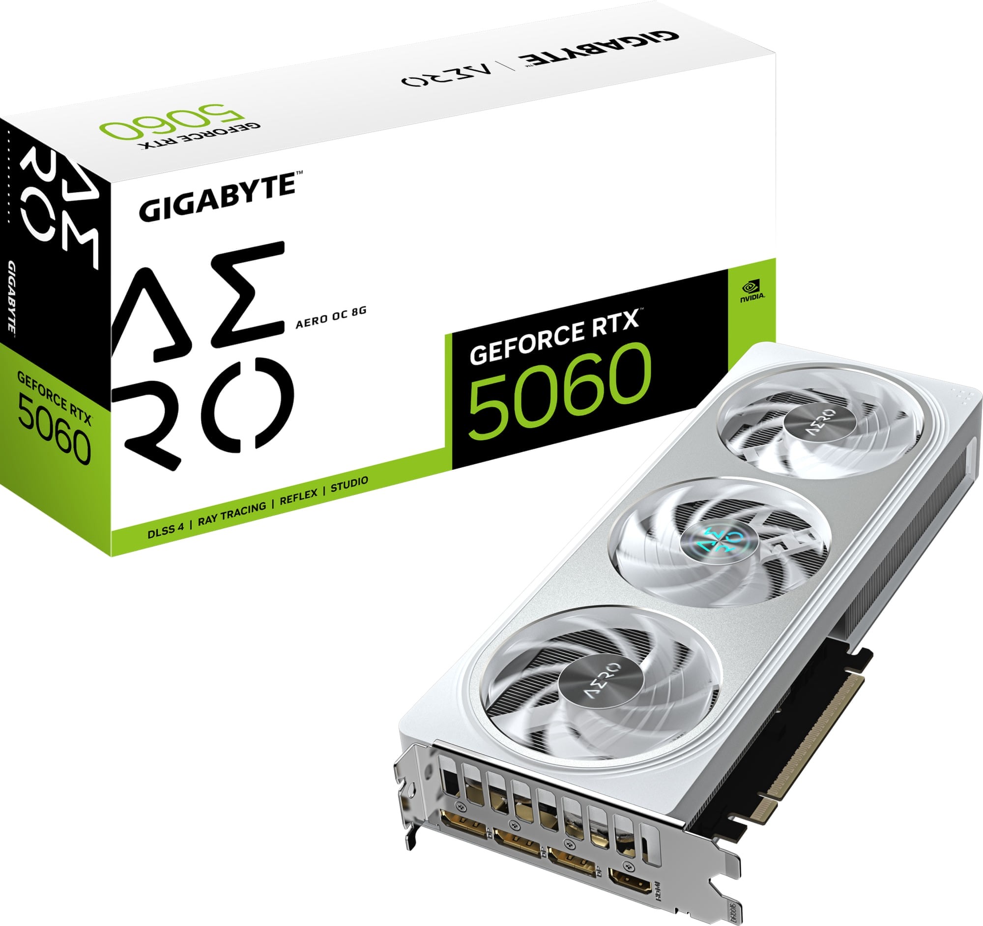 Gigabyte GeForce RTX 5060 AERO OC 8G GV-N5060AERO OC-8GD 8GB GDDR7