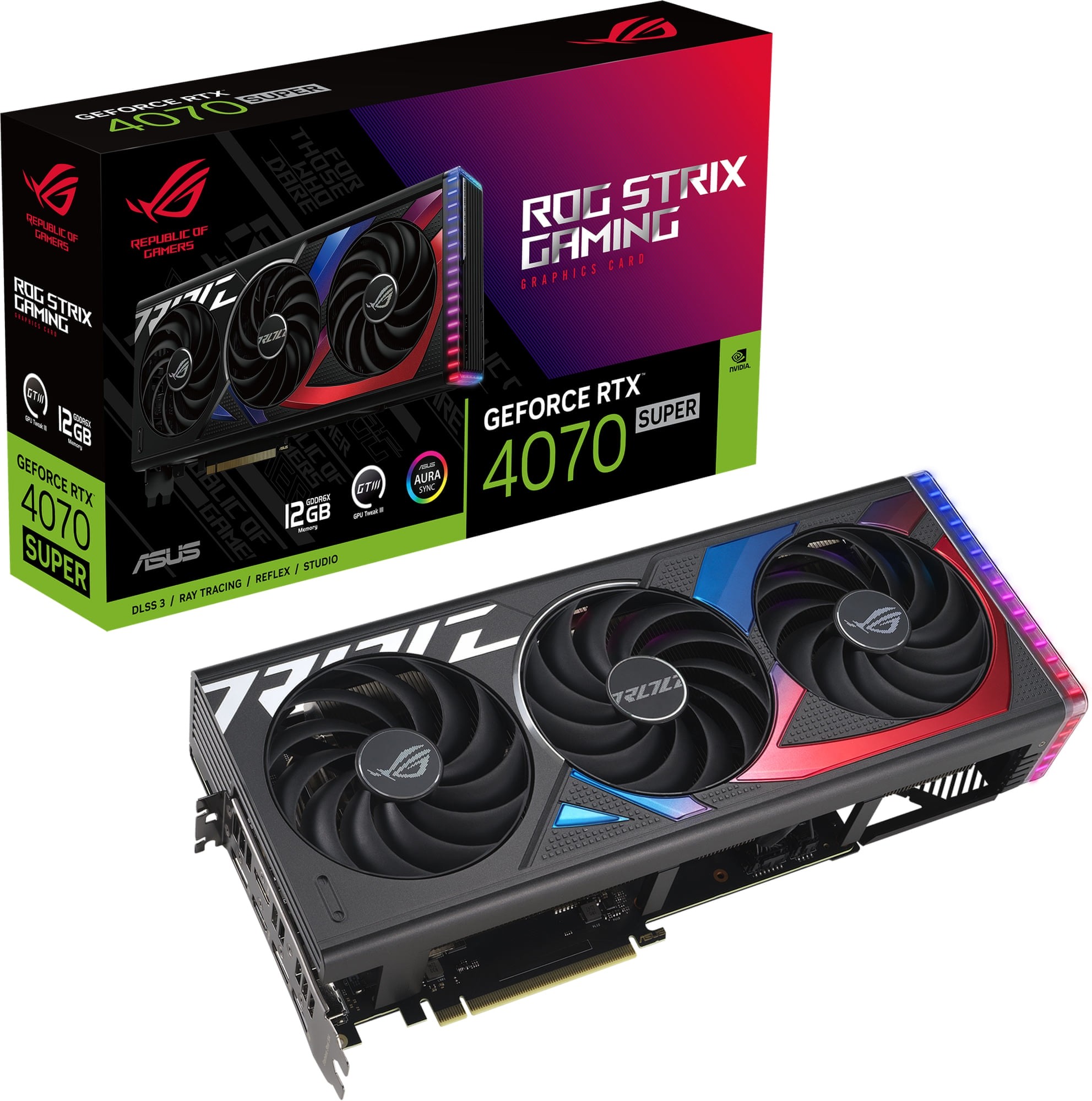 ASUS GeForce RTX 4070 SUPER ROG Strix ROG-STRIX-RTX4070S-12G 