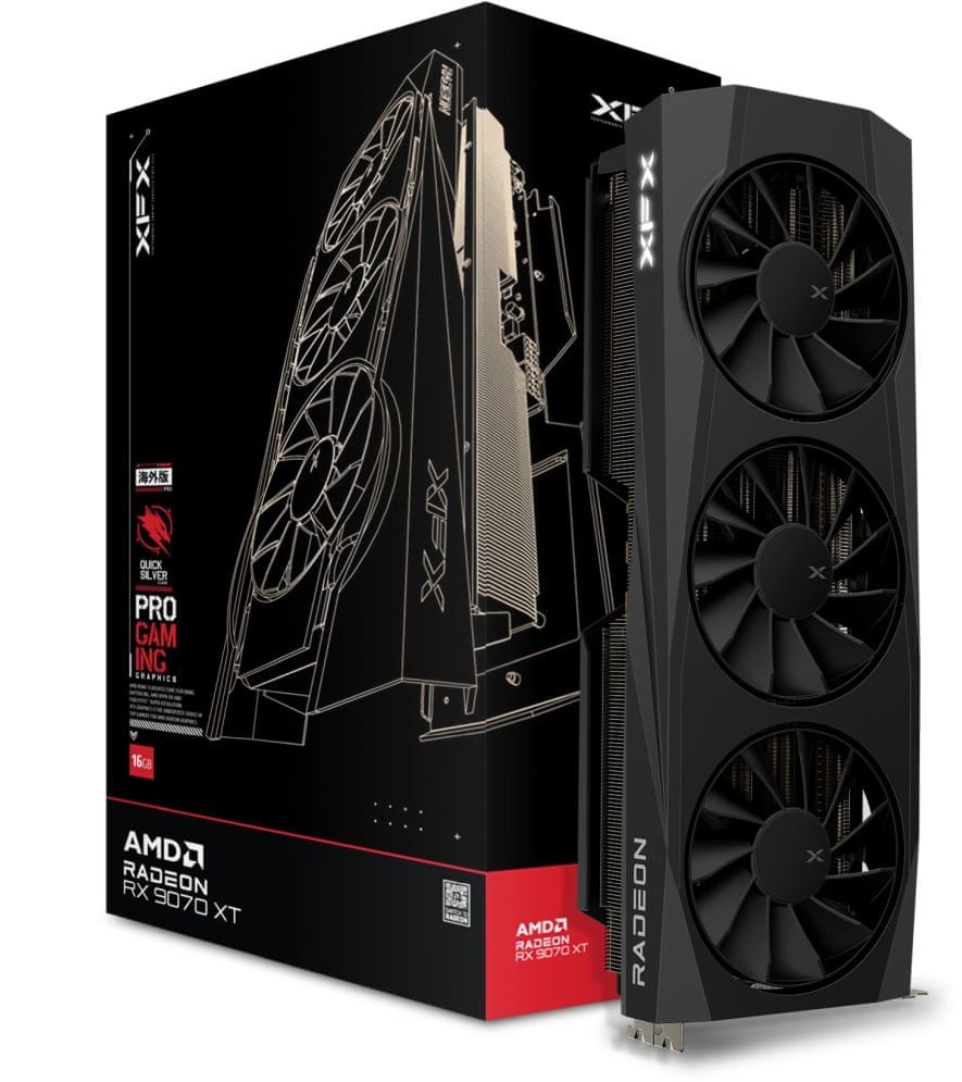 XFX Radeon RX 9070 XT Quicksilver RX-97TQICKB9 16GB GDDR6 256-Bit