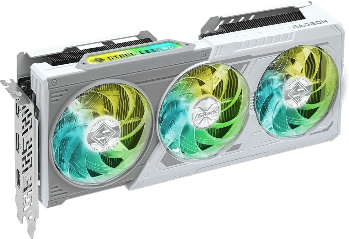 ASRock Radeon RX 9060 XT Steel Legend OC RX9060XT-SL-16GO 16GB