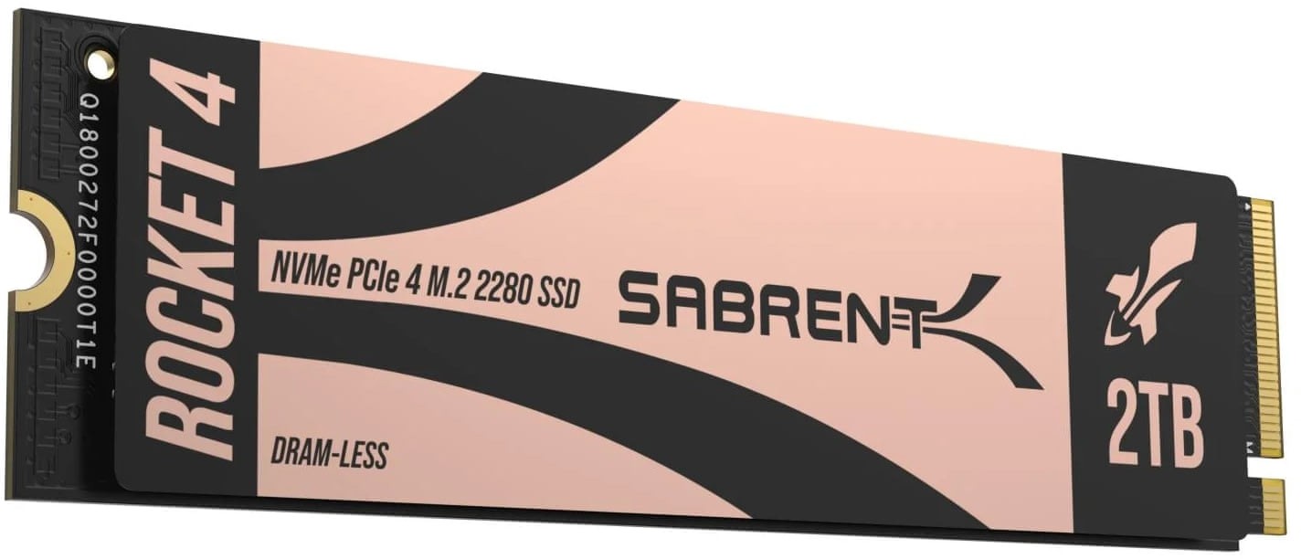 Sabrent SB-RKT4L-2TB ROCKET 4 2TB M.2 (2280) NVMe PCI-E 4.0 Solid