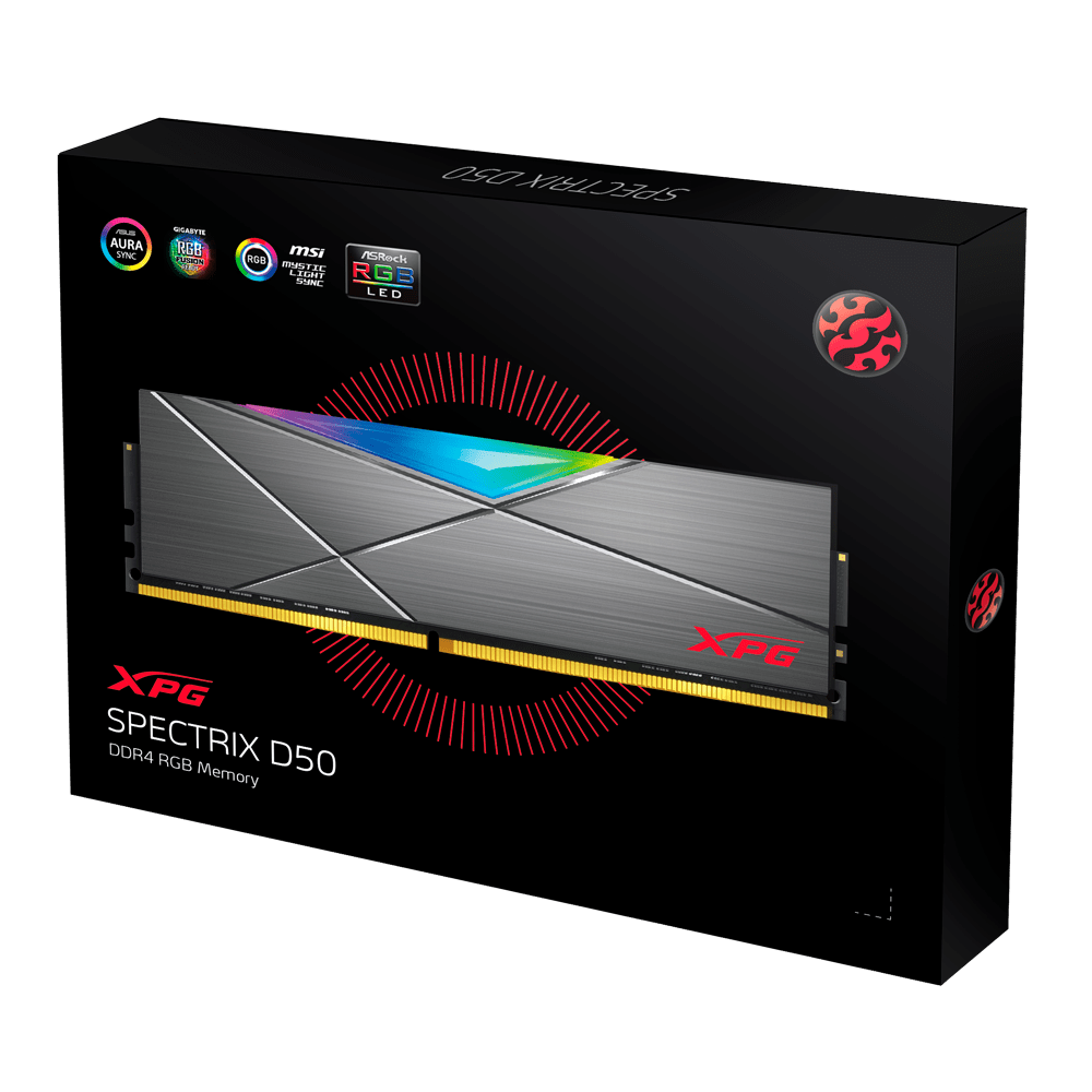 XPG AX4U32008G16A-ST50 Spectrix D50 RGB 8GB (1x8GB) DDR4-3200Mhz
