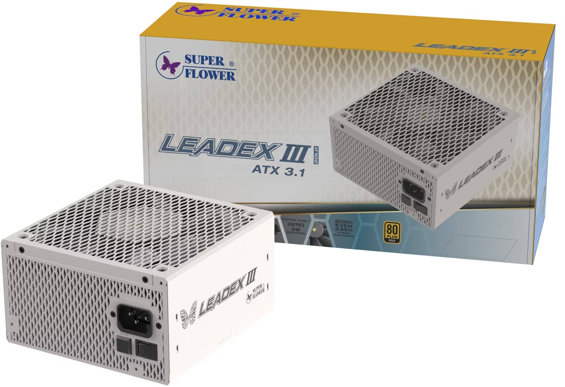 Super Flower SF-1000F14GE(WH) Leadex III GE 1000W 80 Plus Gold ATX