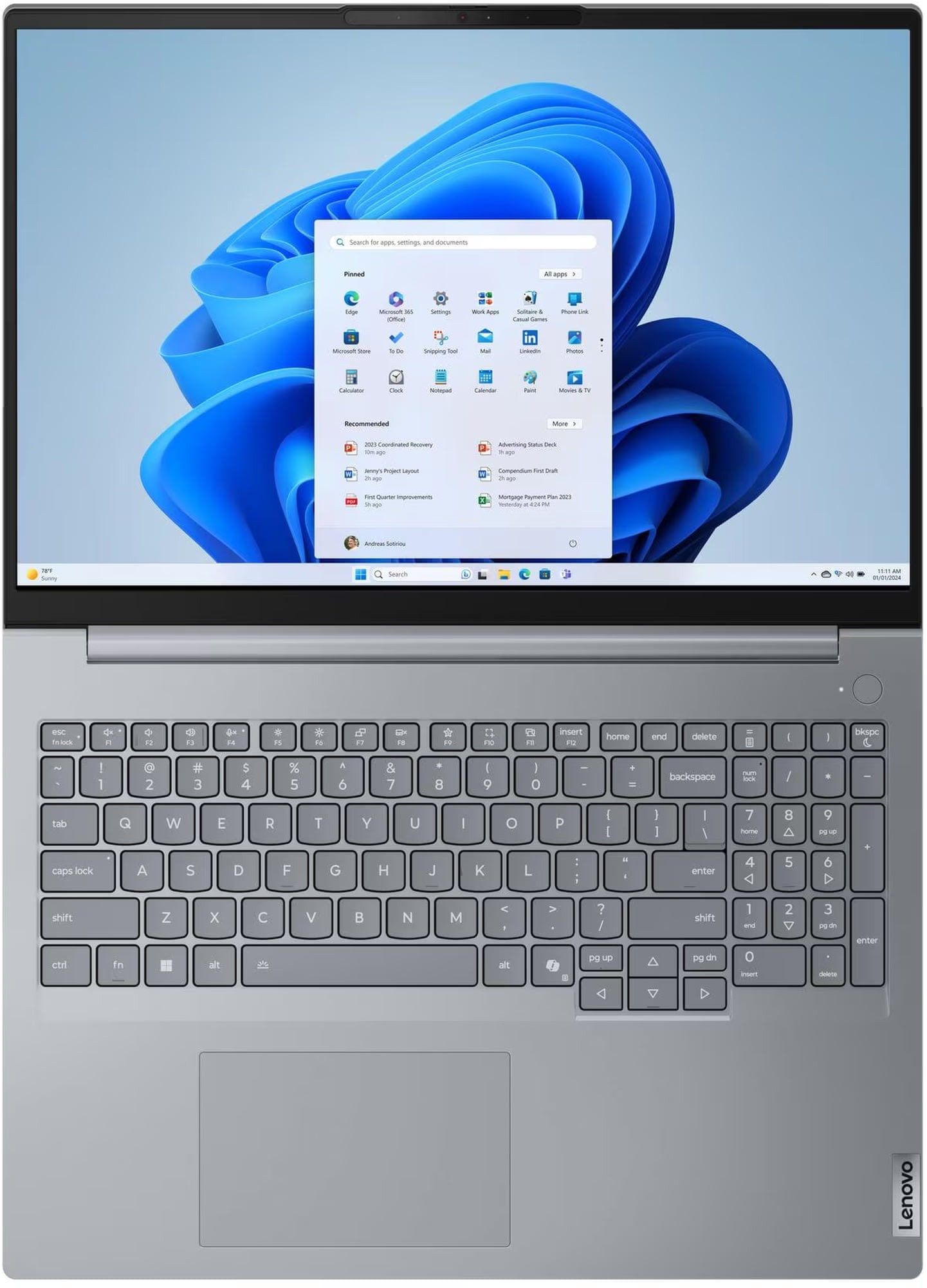 Lenovo 21US001MZA ThinkBook 16 G9 Intel Core 7 240H 5.2GHz 10-Core