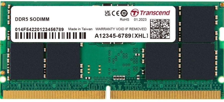 Transcend JM5600ASG-8G JetRam 8GB (1x8GB) DDR5-5600 CL46 1.1V