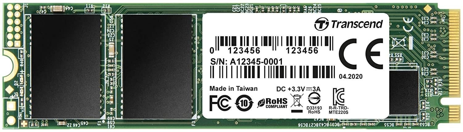 Transcend TS2TMTE220S 220S 2TB M.2 2280 PCIe 3.0 x4 NVMe Solid