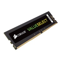 Corsair CMV8GX4M1A2666C18 Value Select 8GB (1x8GB) DDR4-2666MHz CL18 1.2V 288-Pin Black Desktop Memory