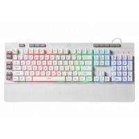 Redragon K512W Shiva 104-Key RGB 26-Key Anti-Ghosting White Wired Membrane Gaming Keyboard (RD-K512W-RGB-1)