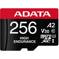 ADATA AUSDX256GUI3V30SHA2-RA1 U3 A2 256GB High Endurance UHS-I MicroSDXC Card