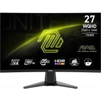 MSI 27CQ6F MAG Gaming 27" WQHD (2560x1440) 180Hz 1ms Rapid VA FreeSync/G-Sync 1500R Curved Black Desktop Monitor